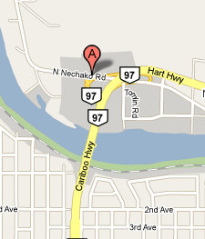 Our Location in Prince George, BC